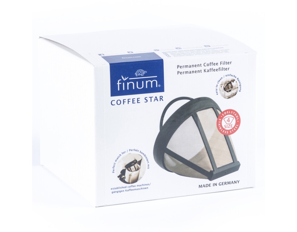 Filtr do kawy z metalowym sitkiem FINUM no 4