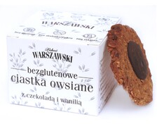 Ciastka Warszawskie – owsiane  z czekoladą i wanilią