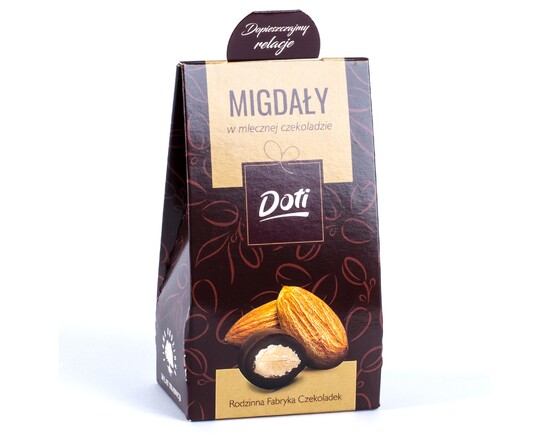 Słodkości Migdały w czekoladzie mlecznej DOTINKI