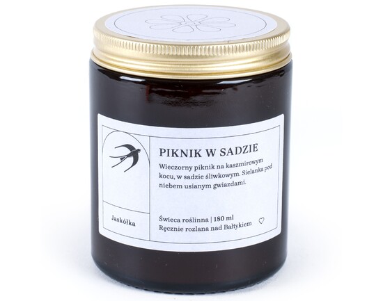 Świece sojowe Piknik w sadzie - świeca 180 ml
